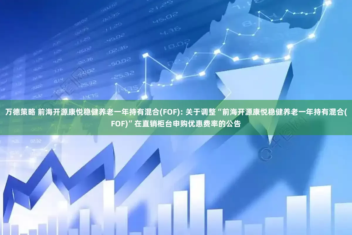 万德策略 前海开源康悦稳健养老一年持有混合(FOF): 关于调整“前海开源康悦稳健养老一年持有混合(FOF)”在直销柜台申购优惠费率的公告