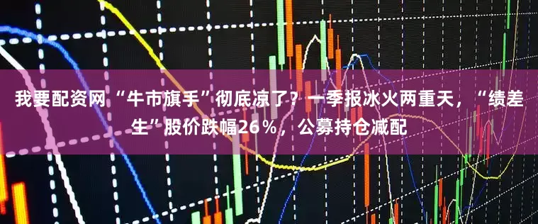 我要配资网 “牛市旗手”彻底凉了？一季报冰火两重天，“绩差生”股价跌幅26％，公募持仓减配